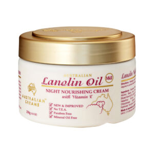 Australian Creams MkII Cream Lanolin Oil Night 250g_