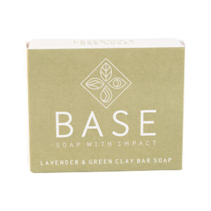 Base Soap Bar Lavender and Green Clay (Boxed) 120g_