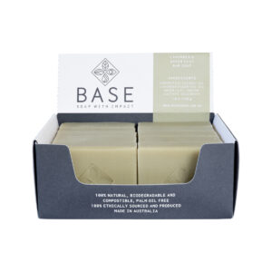 Base Soap Bar Lavender and Green Clay (Raw Bar) 120g x 10 Disp_
