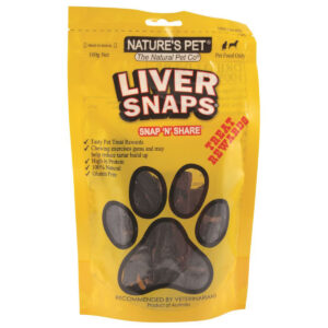 Nature's Pet Liver Snaps 100g_
