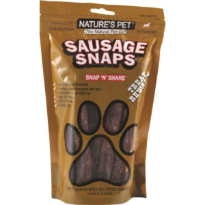 Nature's Pet Sausage Snaps 8 Pack_