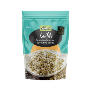 Untamed Health Sprouting Seeds Lentils 100g_