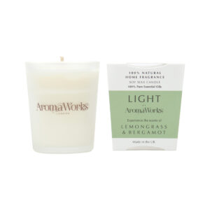 AromaWorks Light Candle Lemongrass and Bergamot Small 75g_