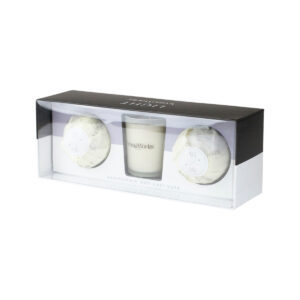 AromaWorks Light Gift Set AromaBomb and Candle Petitgrain and Lavender Small 75g_