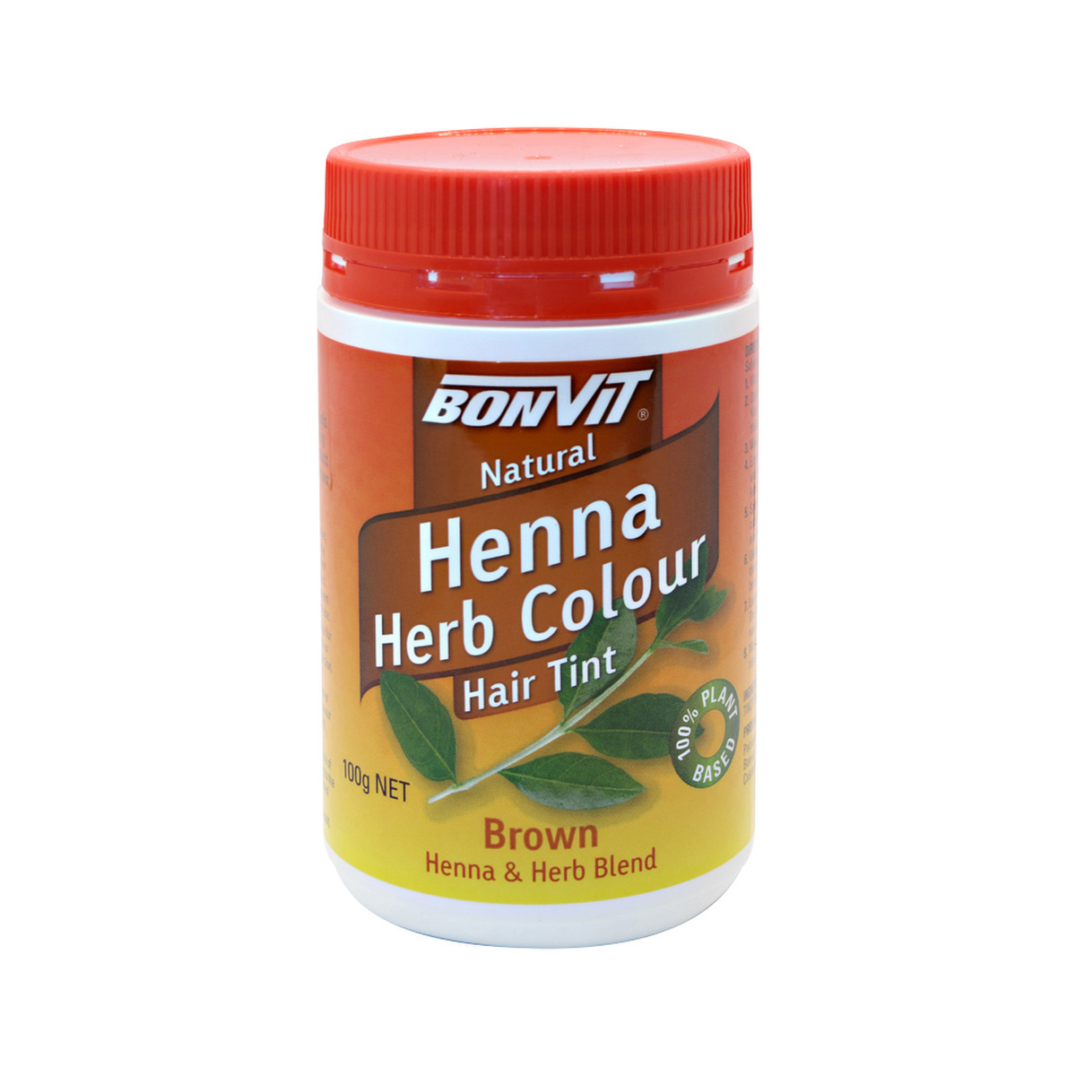 Bonvit Bonvit Natural Hair Tint Henna Herb Colour (Henna & Herb Blend) Brown ...