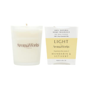 AromaWorks Light Candle Mandarin and Vetivert Small 75g_