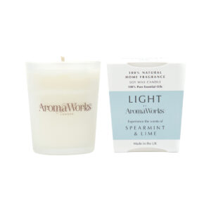 AromaWorks Light Candle Spearmint and Lime Small 75g_