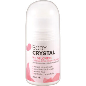 Body Crystal Deodorant Roll On Wildflowers 80ml_
