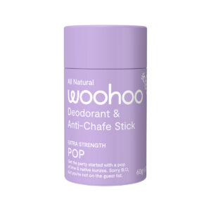 Woohoo Deodorant and Anti Chafe Stick Pop (Extra Strength) 60g_