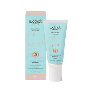 Wotnot Nat Natural Sunscreen Face SPF 40 (Min MakeUp BB Cream) Ivory 60g_