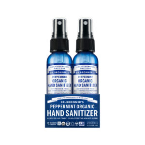 Dr. Bronner's Organic Hand Sanitizer Peppermint 59ml x 12 Display_