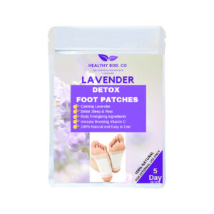 Healthy Bod Foot Patches Detox Lavender x 10 Patches (5 Pairs)_