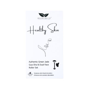 Healthy Bod Green Jade Gua Sha and Dual Face Roller Set_