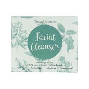 Minimal Essentials Bar Facial Cleansing x 2 Pack (150g net)_