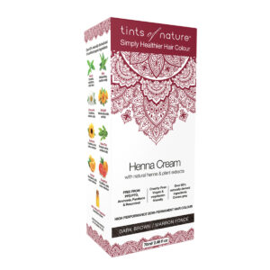 Tints of Nature Henna Cream (Hair Semi Perm) Dark Brown 70ml_
