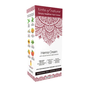 Tints of Nature Henna Cream (Hair Semi Perm) Mahogany Red 70ml_