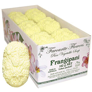 Clover Fields Favourite Flower Frangipani Soap 140g x 12 Display_