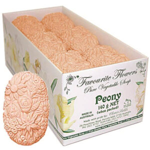Clover Fields Favourite Flower Peony Soap 140g x 12 Display_
