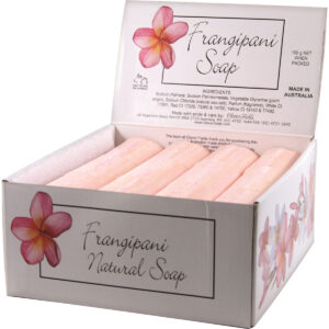 Clover Fields Frangipani Soap 100g x 36 Display_