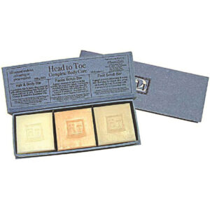 Clover Fields Gift Box Head To Toe Complete Body Care Soap x 3 Pack