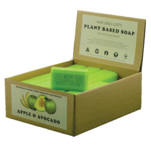 Clover Fields NG Apple and Avocado Soap 100g x 36 Display_
