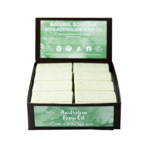 Clover Fields NG Essent Aust Hemp Oil Soap 150g x 16 Display_