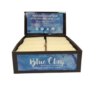 Clover Fields NG Essent Blue Clay Soap 150g x 16 Display_