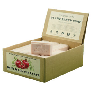 Clover Fields NG Neem Oil and Pomegranate Soap 100g x36 Display_