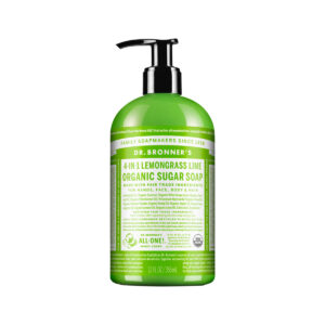 Dr. Bronner's Organic Sugar Soap Lemongrass Lime (Pump) 355ml_