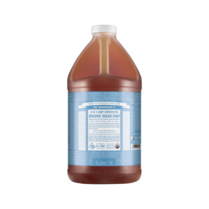 Dr. Bronner's Organic Sugar Soap Unscented (Baby) Refill (Pump) 1.9L_