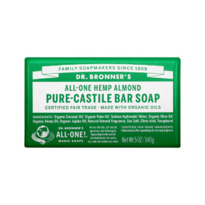 Dr. Bronner's Pure Castile Bar Soap (Hemp All One) Almond 140g_