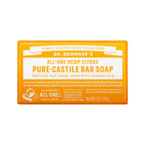 Dr. Bronner's Pure Castile Bar Soap (Hemp All One) Citrus 140g_