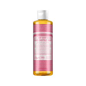 Dr. Bronner's Pure Castile Soap Liquid (Hemp 18 in 1) Cherry Blossom 237ml_