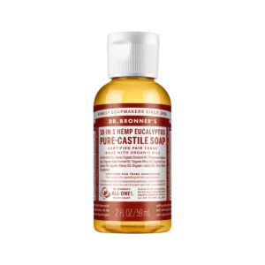 Dr. Bronner's Pure Castile Soap Liquid (Hemp 18 in 1) Eucalyptus 59ml_