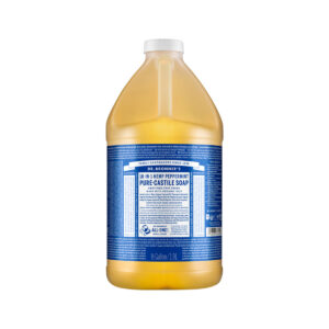 Dr. Bronner's Pure Castile Soap Liquid (Hemp 18 in 1) Peppermint 1.89L_