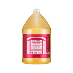Dr. Bronner's Pure Castile Soap Liquid (Hemp 18 in 1) Rose 3.78L_