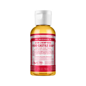 Dr. Bronner's Pure Castile Soap Liquid (Hemp 18 in 1) Rose 59ml_