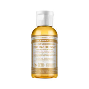 Dr. Bronner's Pure Castile Soap Liquid (Hemp 18 in 1) Sandalwood Jasmine 59ml_