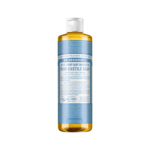 Dr. Bronner's Pure Castile Soap Liquid (Hemp 18 in 1) Unscented (Baby) 473ml_
