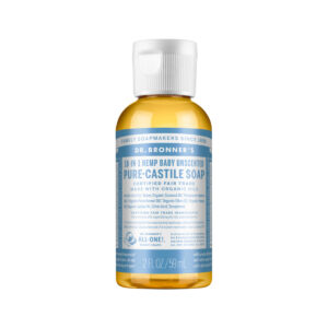 Dr. Bronner's Pure Castile Soap Liquid (Hemp 18 in 1) Unscented (Baby) 59ml_