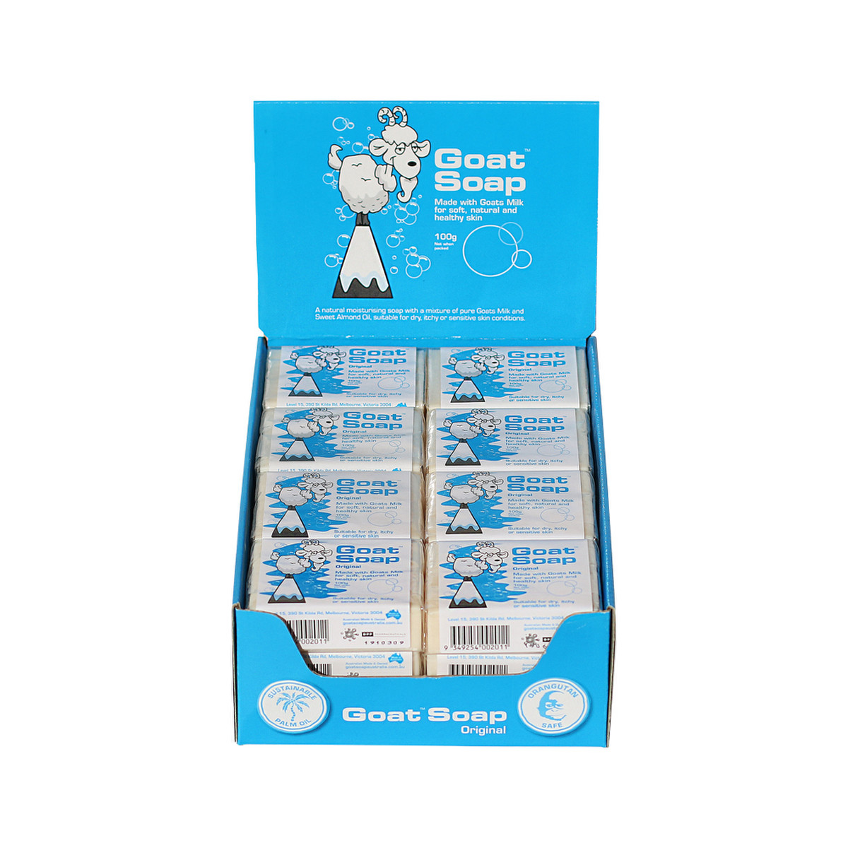 Goat Range Goat Soap Bar Original 100g x 24 Displ