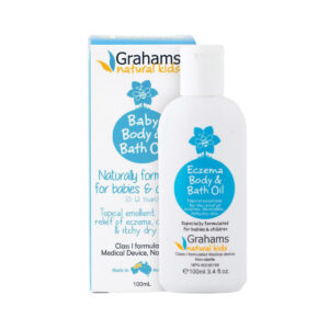 Grahams Natural Baby Eczema Body and Bath Oil 100ml_