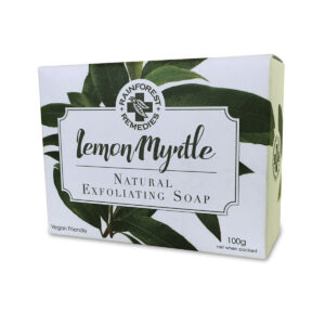 Rainforest Remedies Lemon Myrtle Exfoliating Soap 100g_