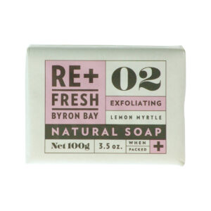 ReFresh Byron Bay Lemon Myrtle Soap Exfoliating 100g_