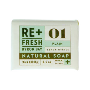 ReFresh Byron Bay Lemon Myrtle Soap Plain 100g_