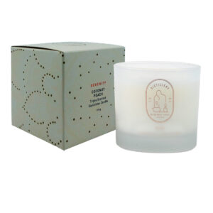 Distillery Soy Candle Serenity Coconut Peach 190g_