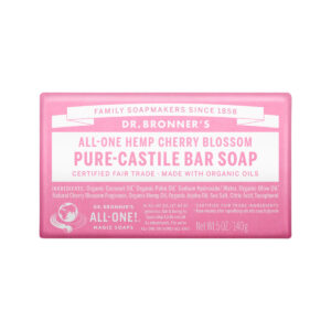 Dr. Bronner's Pure Castile Bar Soap (Hemp All One) Cherry Blossom 140g