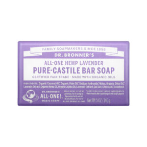 Dr. Bronner's Pure Castile Bar Soap (Hemp All One) Lavender 140g_