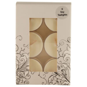 Livinia Soy Tea Light Candles x 6 Pack
