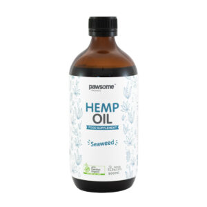 Pawsome Organics Org Pet Hemp Oil Seaweed 500ml_